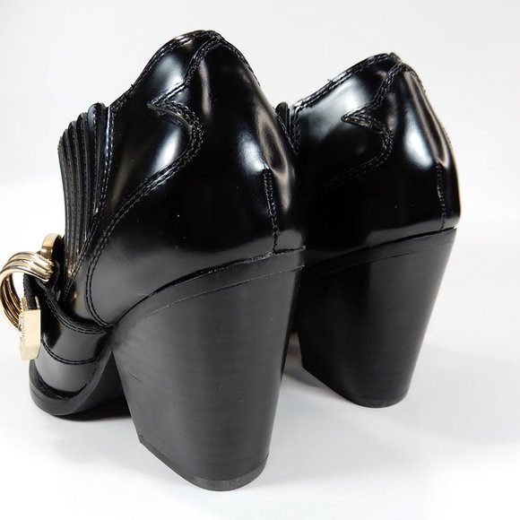 VERSACE JEANS COUTURE Leather Booties EU 35 4.5 5 Linea Fondo Camperos NEW $450 - Picture 7 of 13